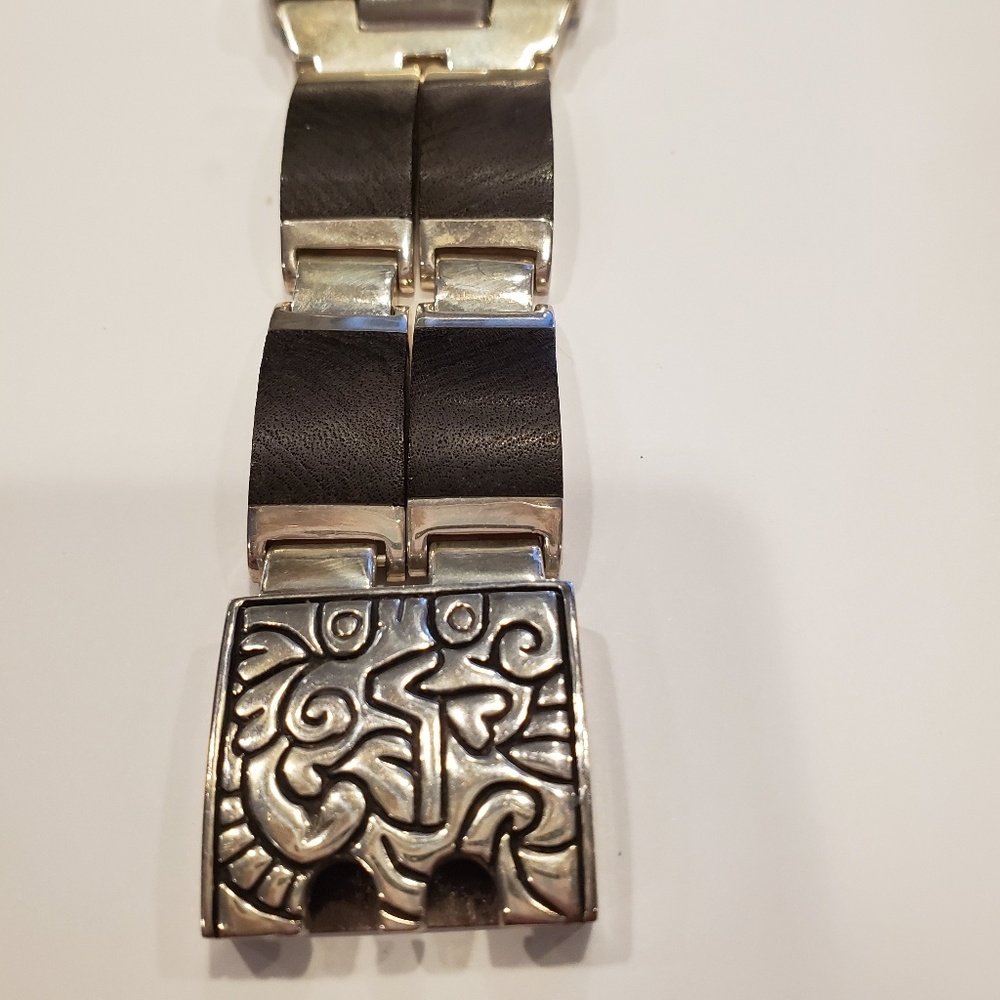 Versani men's watch bocote wood, sterling silver - Picture 3 of 5